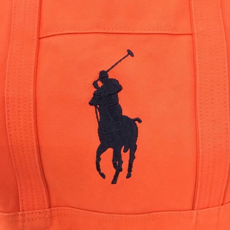 ポロラルフローレン POLO RALPH LAUREN トートバッグ トートバッグ ビッグポニー キャンバス 刺繍 橙 / オレンジ /  メンズ USED 古着 中古 10140205