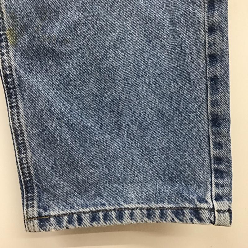 カーハート Carhartt パンツ デニム、ジーンズ デニムパンツ ストレートパンツ ワイドパンツ カジュアルパンツ 36 無地 インディゴ / インディゴ /  メンズ USED 古着 中古 10111473