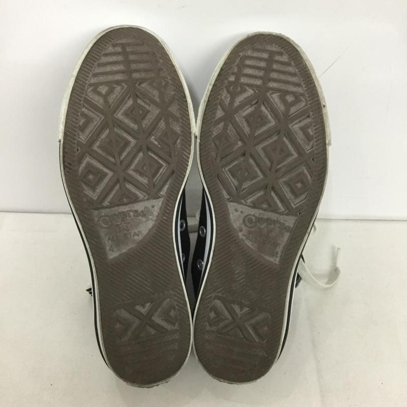 コンバース CONVERSE スニーカー スニーカー M9160 ALL STAR HI ハイカット 23cm 23.0cm ロゴ、文字 黒 / ブラック / X 白 / ホワイト /  レディース USED 古着 中古 10141558