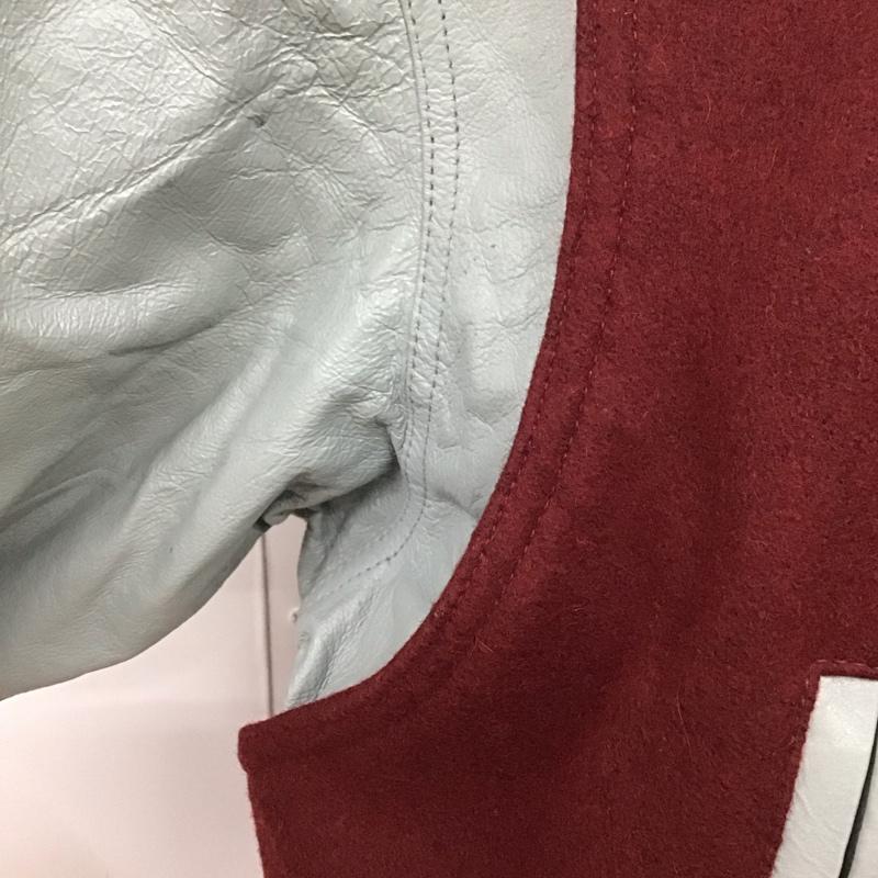 古着 USED ジャケット、上着 ジャンパー、ブルゾン JR Stone XXL 無地 灰 / グレー / X えんじ / ワインレッド /  メンズ USED 古着 中古 10112675