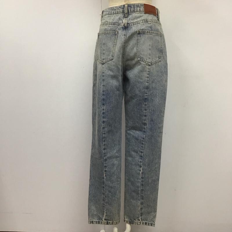 ジーナシス JEANASIS パンツ デニム、ジーンズ JS050727AA M 無地 青 / ブルー /  レディース USED 古着 中古 10112979