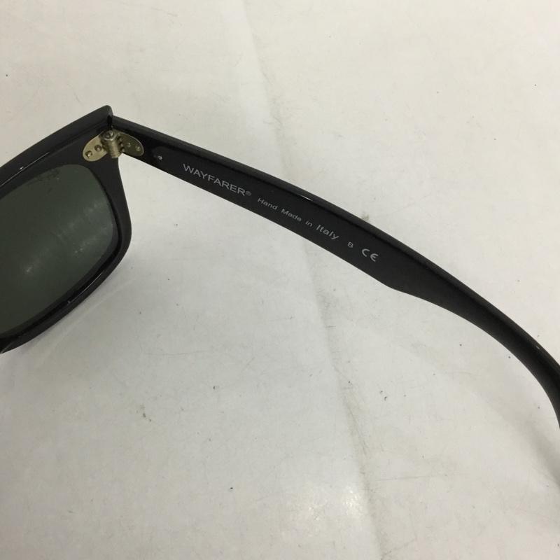レイバン Ray-Ban めがね・サングラス サングラス RB2140-F WAYFARER カラーレンズ ケース付き ロゴ、文字 黒 / ブラック /  メンズ USED 古着 中古 10129411