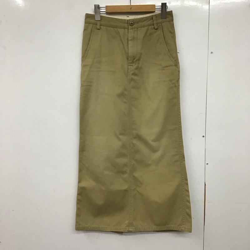 プラージュ Plage スカート ロングスカート ロングスカート タイトスカート バックスリット 34 無地 ベージュ / ベージュ /  レディース USED 古着 中古 10147700
