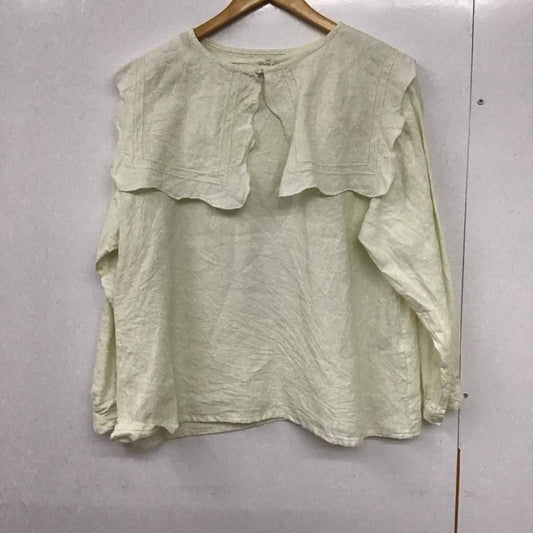 スタディオクリップ studio CLIP シャツ、ブラウス 長袖 natural by clip FREE 無地 白 / ホワイト /  レディース USED 古着 中古 10132124
