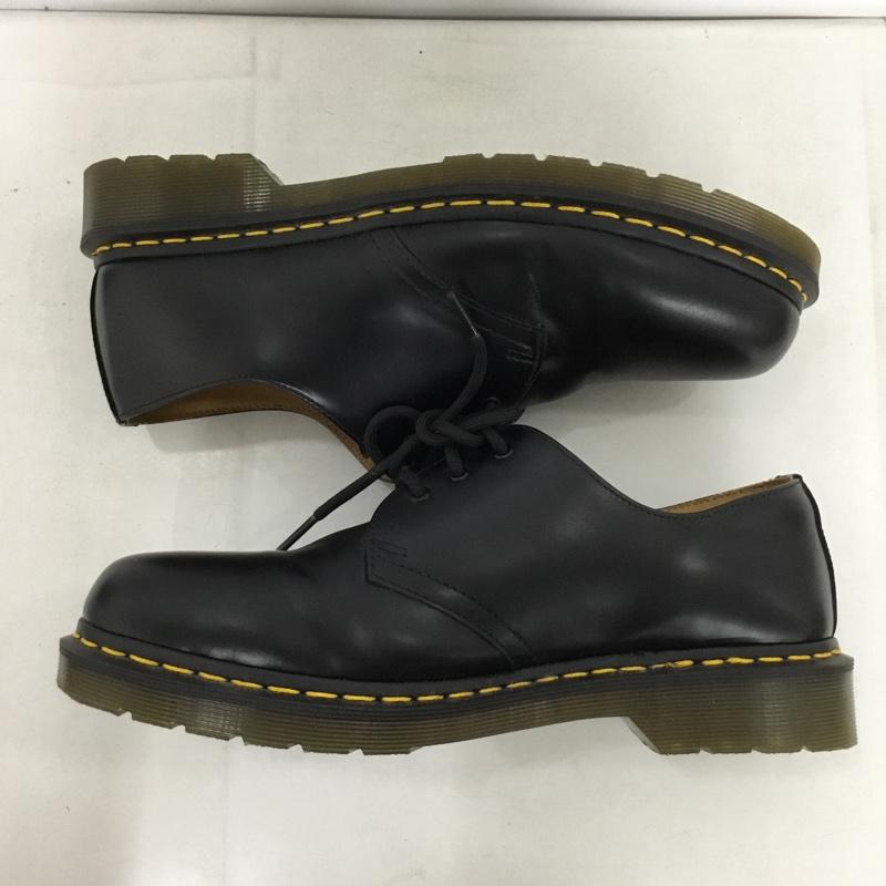 ドクターマーチン Dr.Martens 革靴 革靴 AW004 1461 3ホール UK8 US：9 無地 黒 / ブラック /  メンズ USED 古着 中古 10148412