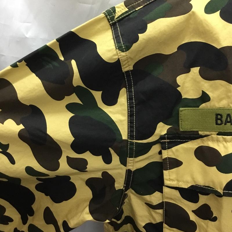 アベイシングエイプ A BATHING APE ジャケット、上着 ジャケット、ブレザー 001SHK301012M 1ST CAMO MILITARY SHIRT シャツジャケット L 総柄 マルチカラー / マルチカラー /  メンズ USED 古着 中古 10117077