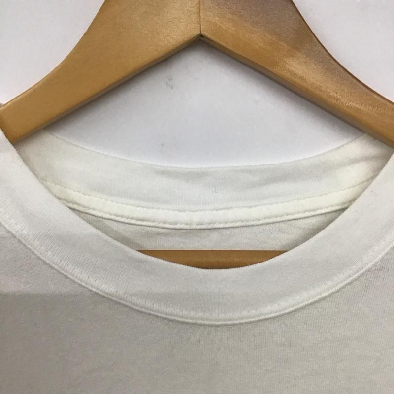 ナイキ NIKE Tシャツ 半袖 半袖カットソー プリントTシャツ クルーネックカットソー L ロゴ、文字 白 / ホワイト /  メンズ USED 古着 中古 10140511