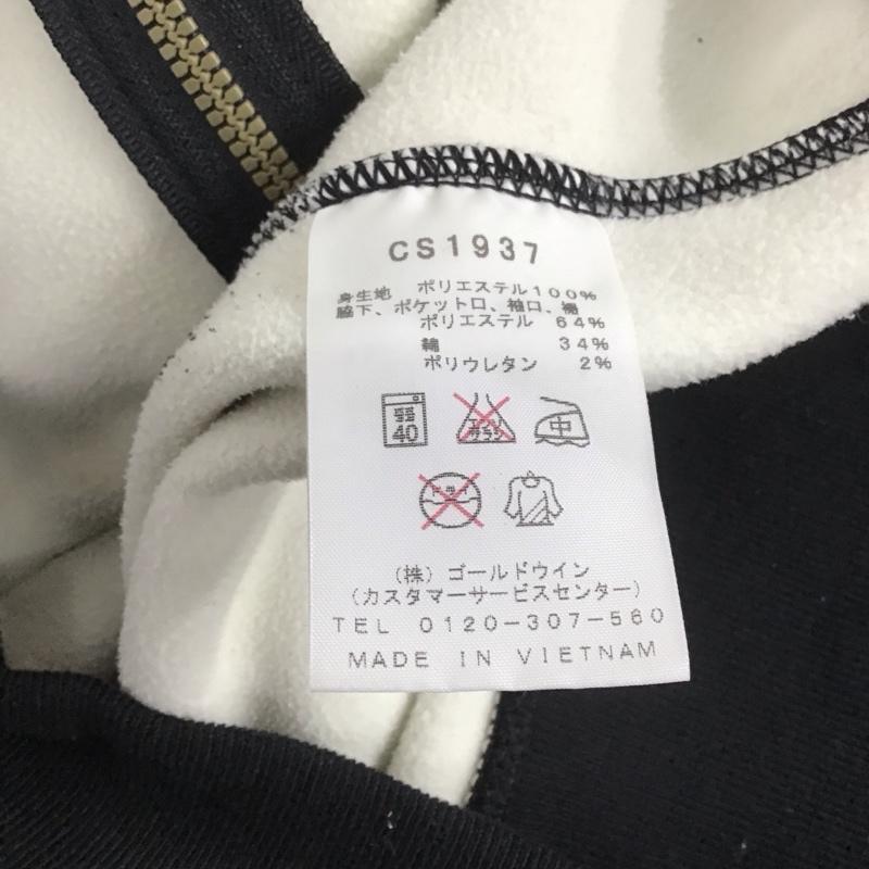 チャンピオン Champion パーカー 長袖 ジップアップパーカー 長袖パーカー カジュアルジャケット M ロゴ、文字 黒 / ブラック /  メンズ USED 古着 中古 10131527