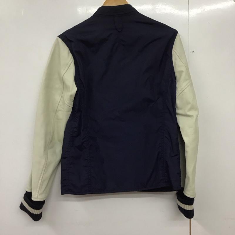 ジュンヤワタナベコムデギャルソンマン JUNYA WATANABE COMME des GARCONS MAN ジャケット、上着 ジャケット、ブレザー ナイロンジャケット カジュアルジャケット アウター スタジャン S ロゴ、文字 白 / ホワイト / X 紺 / ネイビー /  メンズ USED 古着 中古 10142965
