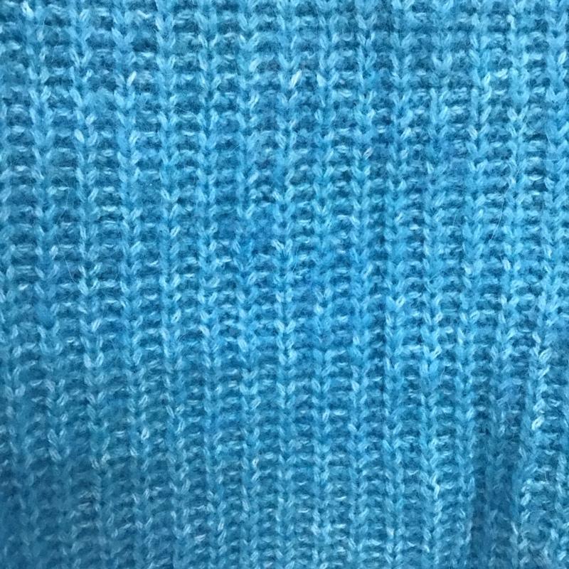 ザラ ZARA ニット、セーター 長袖 タートルネック M 無地 青 / ブルー /  レディース USED 古着 中古 10139461