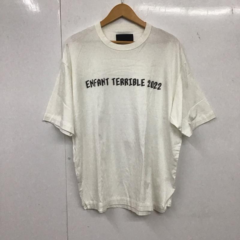 ランバン LANVIN Tシャツ 半袖 ロゴ、文字 X プリント 白 / ホワイト /  メンズ USED 古着 中古 10134968