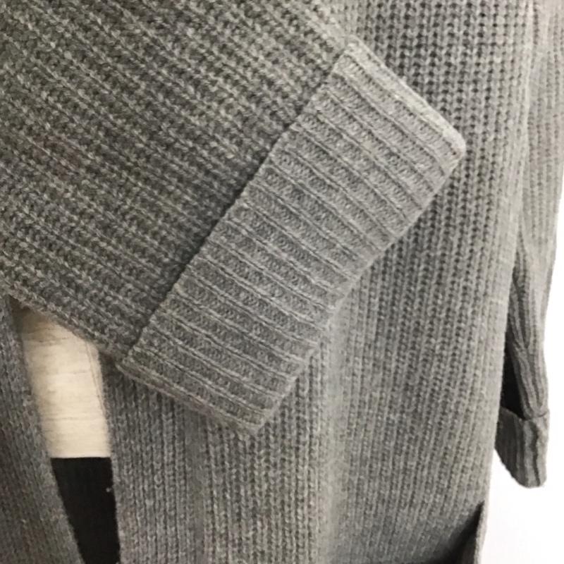 ポロラルフローレン POLO RALPH LAUREN カーディガン 長袖 長袖カーディガン ニットカーデガン 前開き S 無地 灰 / グレー /  レディース USED 古着 中古 10125275