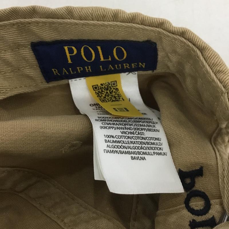 ポロラルフローレン POLO RALPH LAUREN 帽子 キャップ コットン ワンポイント ベージュ / ベージュ /  メンズ USED 古着 中古 10138047