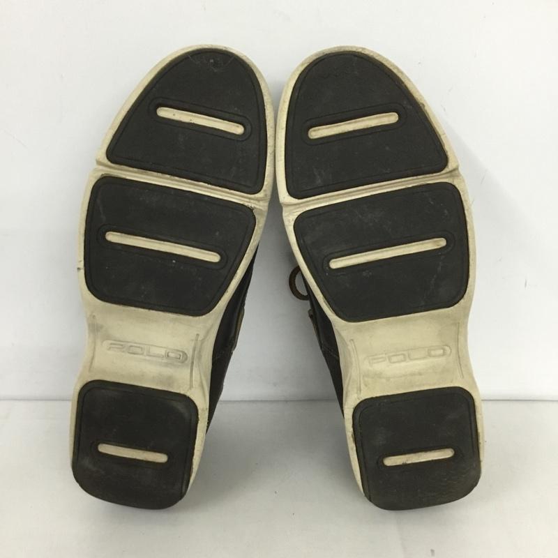 ポロバイラルフローレン Polo by RALPH LAUREN カジュアルシューズ カジュアルシューズ 00000879 デッキシューズ 27.5cm 27.5cm ロゴ、文字 ダークブラウン / ダークブラウン /  メンズ USED 古着 中古 10131032