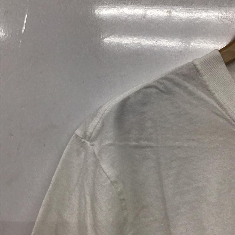 トゥデイエディション TODAY edition Tシャツ 半袖 半袖カットソー プリントTシャツ クルーネックカットソー M ロゴ、文字 白 / ホワイト /  メンズ USED 古着 中古 10150894