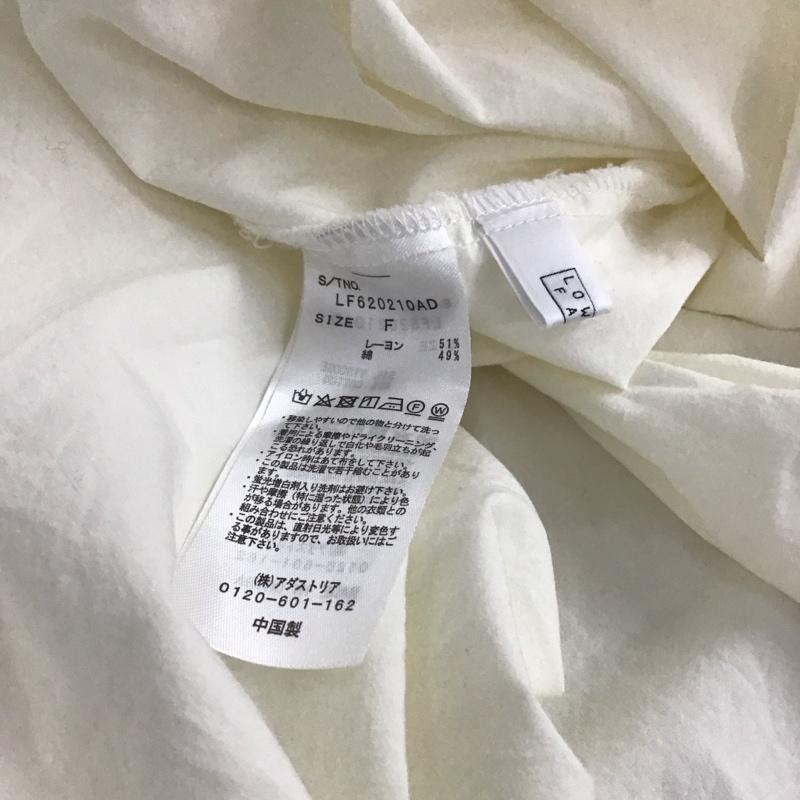 ローリーズファーム LOWRYS FARM シャツ、ブラウス 長袖 FREE 無地 白 / ホワイト /  レディース USED 古着 中古 10144248