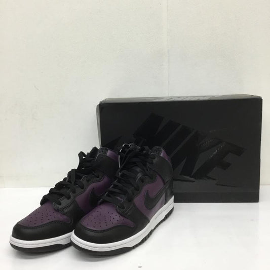 ナイキ NIKE スニーカー スニーカー dj0382-600 Fragment × Nike Dunk High City Pack Beijing 26.5cm ロゴ、文字 黒 / ブラック / X 紫 / パープル /  メンズ USED 古着 中古 10114206