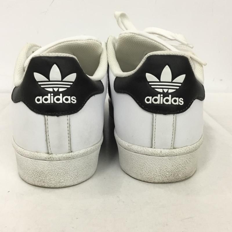 アディダス adidas スニーカー スニーカー C77124 SUPERSTAR スーパースター 26.5cm 26.5cm ロゴ、文字 白 / ホワイト / X 黒 / ブラック /  メンズ USED 古着 中古 10148407