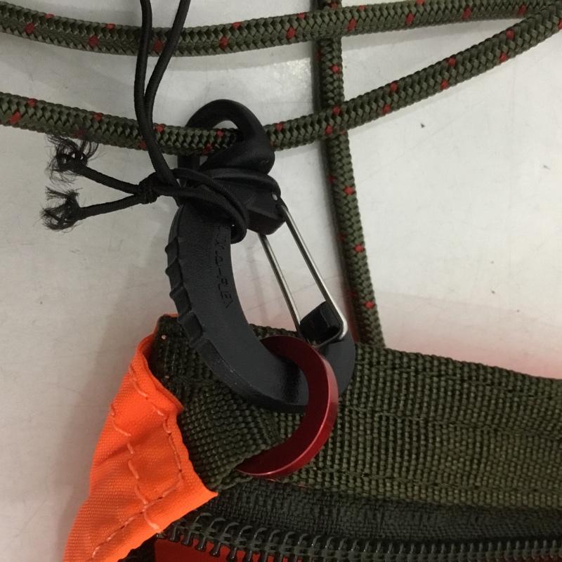 ブリーフィング BRIEFING ショルダーバッグ ショルダーバッグ BRM182201-040-001 SACOCHE S SL PACKABLE タグ有 ロゴ、文字 橙 / オレンジ /  メンズ USED 古着 中古 10145170