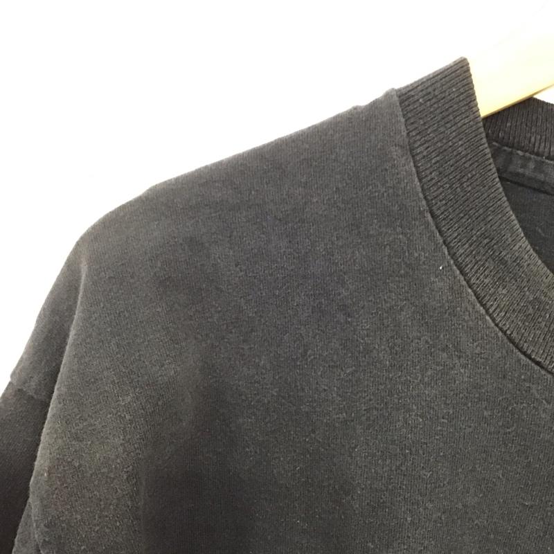 フルーツオブザルーム FRUIT OF THE LOOM Tシャツ 半袖 半袖カットソー プリントTシャツ クルーネックカットソー 古着 XL ロゴ、文字 黒 / ブラック /  メンズ USED 古着 中古 10140544