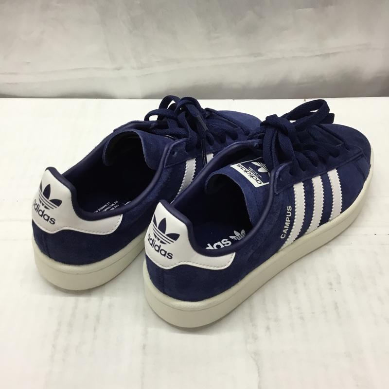 アディダス adidas スニーカー スニーカー BZ0086 Originals CAMPUS 23cm 23.0cm ロゴ、文字 紺 / ネイビー / X 白 / ホワイト /  レディース USED 古着 中古 10110609