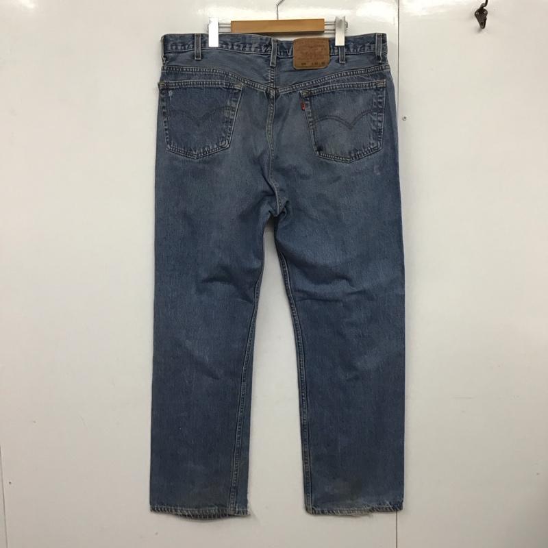 リーバイストラウスアンドコー Levi Strauss & co. パンツ デニム、ジーンズ デニムパンツ ワイドパンツ カジュアルパンツパンツ Gパン 42インチ 無地 インディゴ / インディゴ /  メンズ USED 古着 中古 10140464