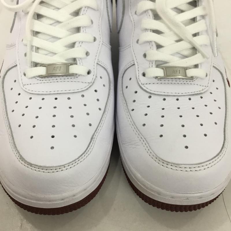 ナイキ NIKE スニーカー スニーカー HM9483-100 AIR FORCE 1 07 LV8 29cm 箱有 29.0cm ロゴ、文字 白 / ホワイト / X ボルドー / ボルドー /  メンズ USED 古着 中古 10132562