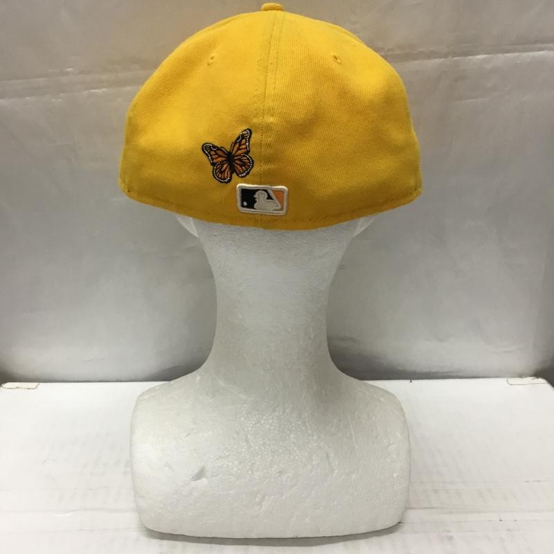 ニューエラ NEW ERA 帽子 キャップ 59FIFTY 63.5cm SOX ロゴ、文字 黄 / イエロー /  メンズ USED 古着 中古 10108901