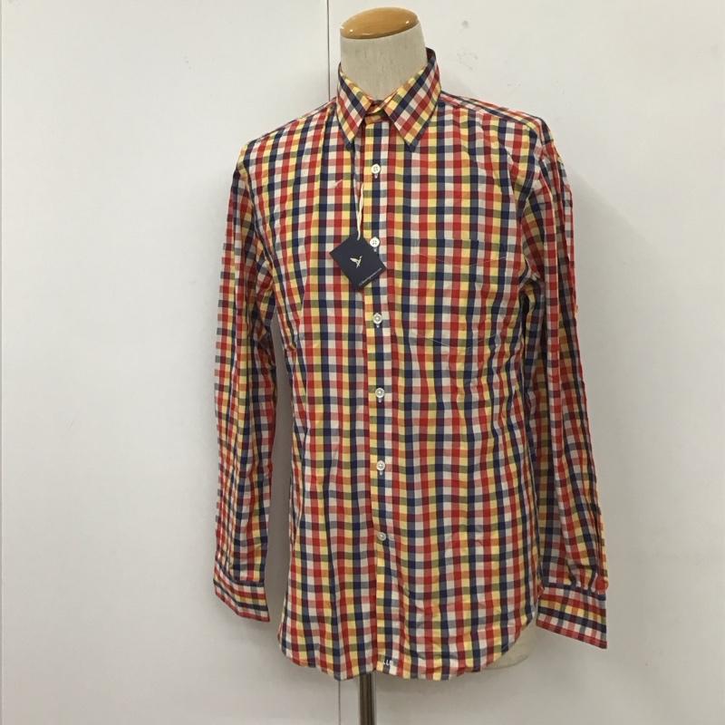 エルエルビーン L.L.Bean シャツ、ブラウス 長袖 コットン 胸ポケット S チェック マルチカラー / マルチカラー /  メンズ USED 古着 中古 10111862
