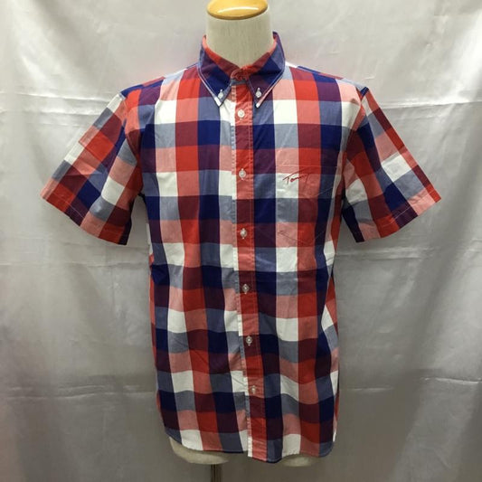 トミー TOMMY シャツ、ブラウス 半袖 ボタンダウンシャツ M チェック マルチカラー / マルチカラー /  メンズ USED 古着 中古 10108968