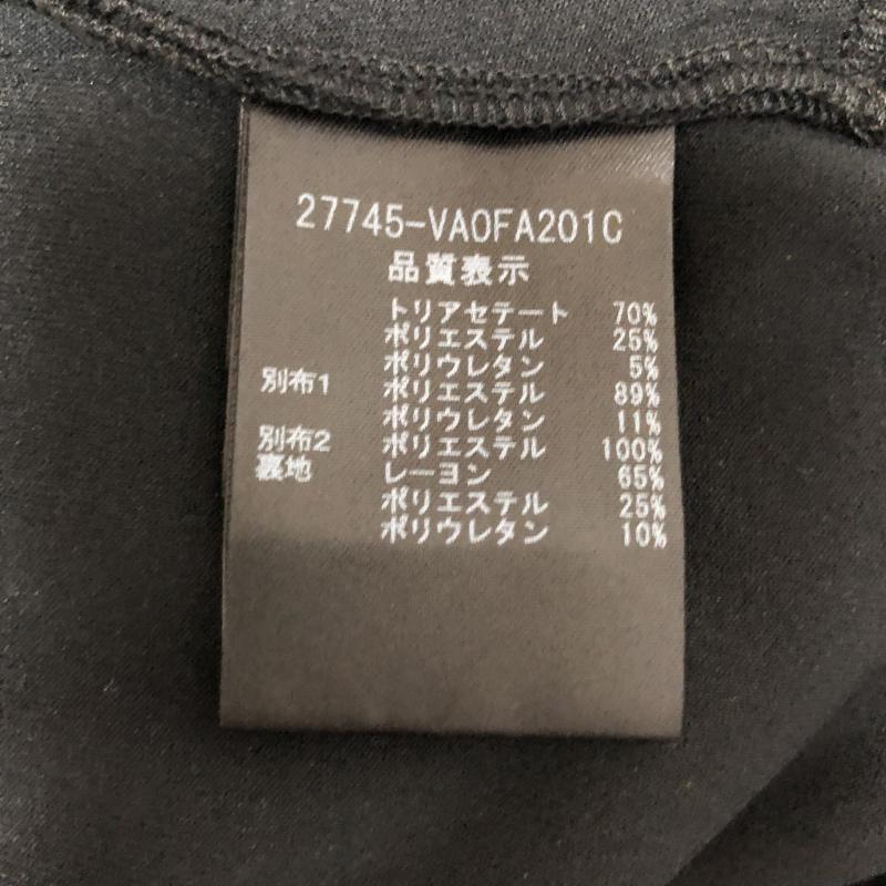 ベロアノワールバイフォクシーニューヨーク VELOUR NOIR by FOXEY NEWYORK ワンピース ひざ丈スカート 38 無地 黒 / ブラック /  レディース USED 古着 中古 10003477