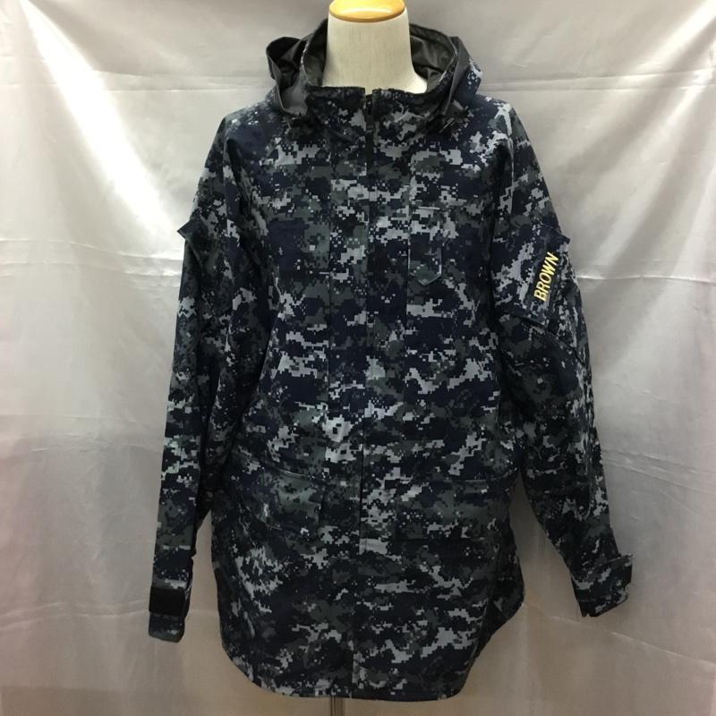 古着 USED ジャケット、上着 ジャケット、ブレザー 8415-01-539-9916 USネイビー ミリタリー GORE TEX L カモフラージュ柄・迷彩 紺 / ネイビー / X 灰 / グレー / X ダークグレー / ダークグレー /  メンズ USED 古着 中古 10109683
