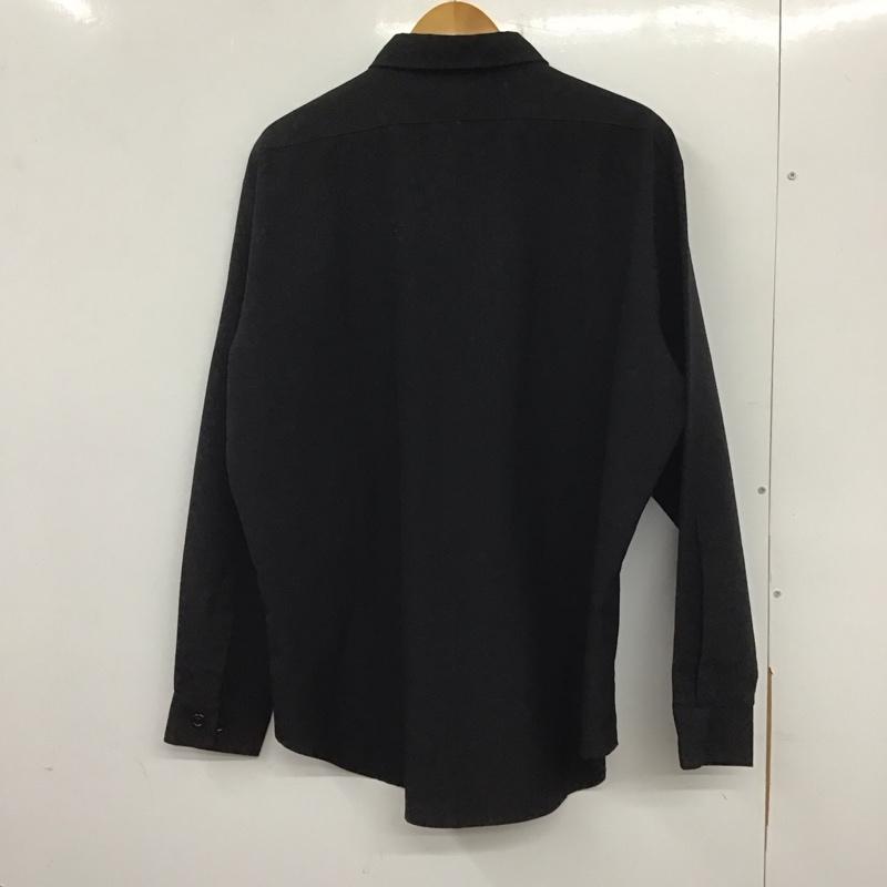 ミリタリー ミリタリー シャツ、ブラウス 長袖 長袖シャツ ミリタリーシャツ カラーシャツ ロゴ、文字 黒 / ブラック /  メンズ USED 古着 中古 10140673