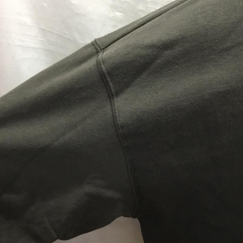 フリークスストア FREAK S STORE トレーナー 長袖 長袖トレーナー スウェット クルーネック リブスウェットカットソー L ロゴ、文字 黒 / ブラック /  メンズ USED 古着 中古 10121614