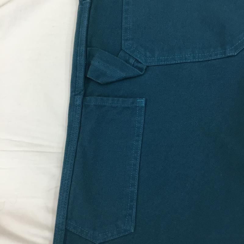 ブレインデット BRAIN DEAD パンツ ワークパンツ、ペインターパンツ S 無地 X ワンポイント 緑 / グリーン /  メンズ USED 古着 中古 10119970