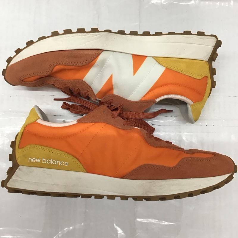 ニューバランス New Balance スニーカー スニーカー MS327CLA VARSITY ORANGE 28cm 28.0cm ロゴ、文字 橙 / オレンジ / X 黄 / イエロー /  メンズ USED 古着 中古 10114275