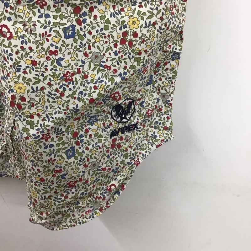 アヴィレックス AVIREX U.S.A. シャツ、ブラウス 半袖 半袖シャツ プリントシャツ カラーシャツ ボタンダウンシャツ L プリント マルチカラー / マルチカラー /  メンズ USED 古着 中古 10131431