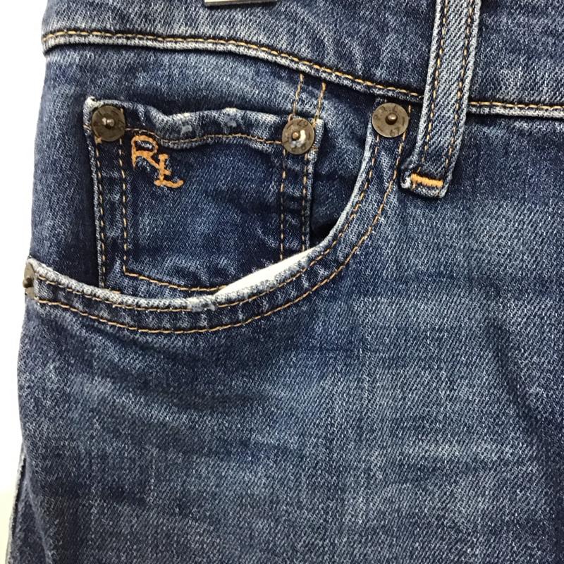 ポロラルフローレン POLO RALPH LAUREN パンツ デニム、ジーンズ デニムパンツ スリムパンツ カジュアルパンツ ストレッチパンツ 無地 インディゴ / インディゴ /  レディース USED 古着 中古 10129804