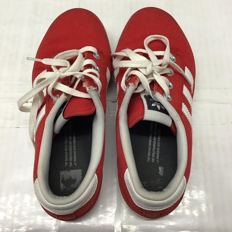 アディダス adidas スニーカー スニーカー D69237 KIEL キール 23cm 23.0cm ロゴ、文字 赤 / レッド / X 白 / ホワイト /  レディース USED 古着 中古 10118786
