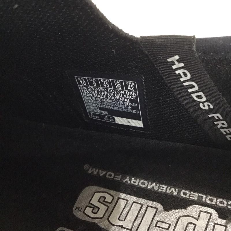 スケッチャーズ SKECHERS スニーカー スニーカー SN232450 スリップインズ ウルトラ フレックス 3.0 スムース ステップ 28cm 28.0cm ロゴ、文字 黒 / ブラック /  メンズ USED 古着 中古 10132462