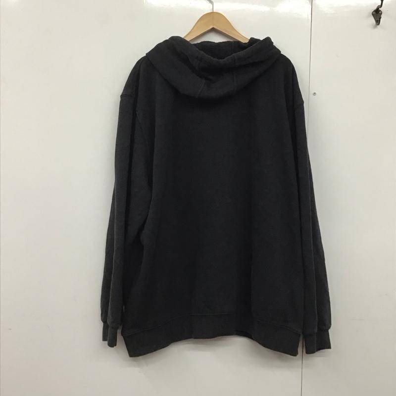 カーハート Carhartt パーカー 長袖 長袖パーカー プルオーバーパーカー スウェット ロゴ、文字 黒 / ブラック /  メンズ USED 古着 中古 10141928
