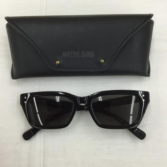 ネイティブ サンズ NATIVE SONS めがね・サングラス サングラス PL-059E 無地 黒 / ブラック /  メンズ USED 古着 中古 10139648