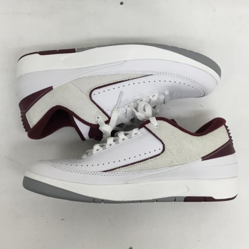 ナイキ NIKE スニーカー スニーカー AIR JORDAN 2 RETRO LOW DV9956-103 27.0cm ロゴ、文字 白 / ホワイト / X 赤 / レッド /  メンズ USED 古着 中古 10122375