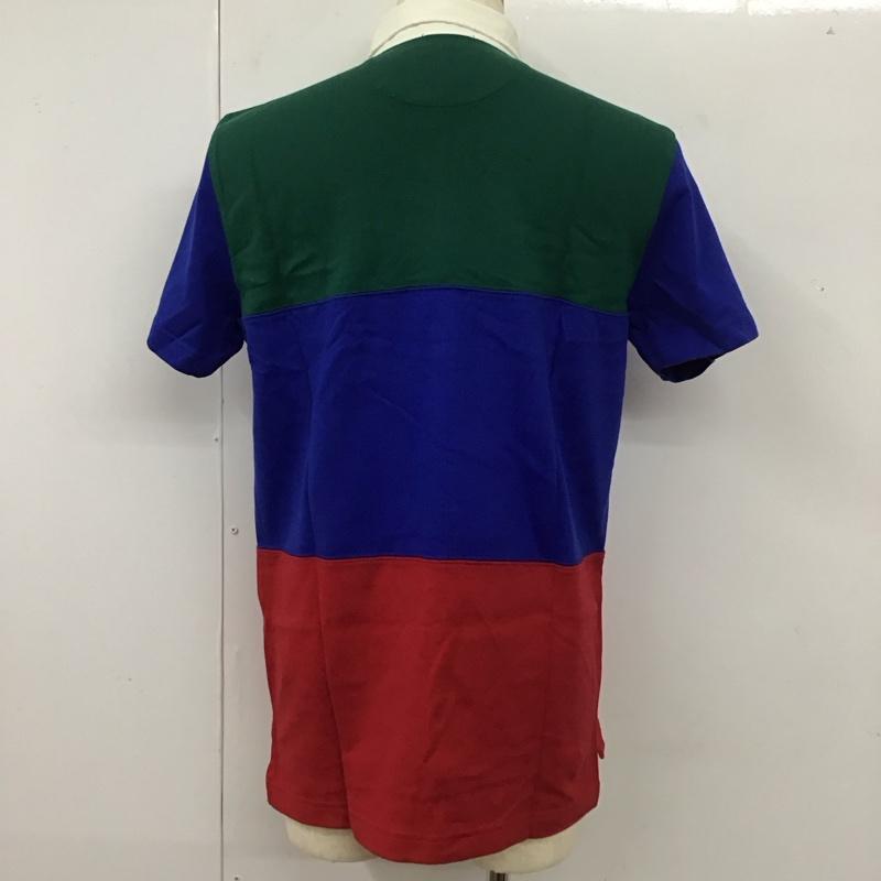 ブルックスブラザーズ BROOKS BROTHERS ポロシャツ 半袖 ラガーシャツ M ワンポイント 青 / ブルー / X 赤 / レッド / X 緑 / グリーン /  メンズ USED 古着 中古 10112919