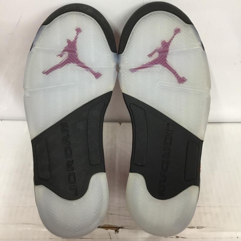 ナイキ NIKE スニーカー スニーカー DD0587-600 AIR JORDAN 5 RETRO 26cm 箱有 26.0cm ワンポイント 赤 / レッド / X 黒 / ブラック / X 灰 / グレー /  メンズ USED 古着 中古 10124200