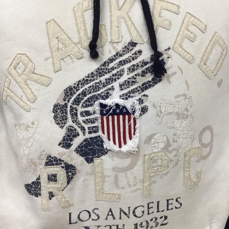 ポロバイラルフローレン Polo by RALPH LAUREN パーカー 長袖 L ロゴ、文字 X  白 / ホワイト / X 紺 / ネイビー /  メンズ USED 古着 中古 10117151