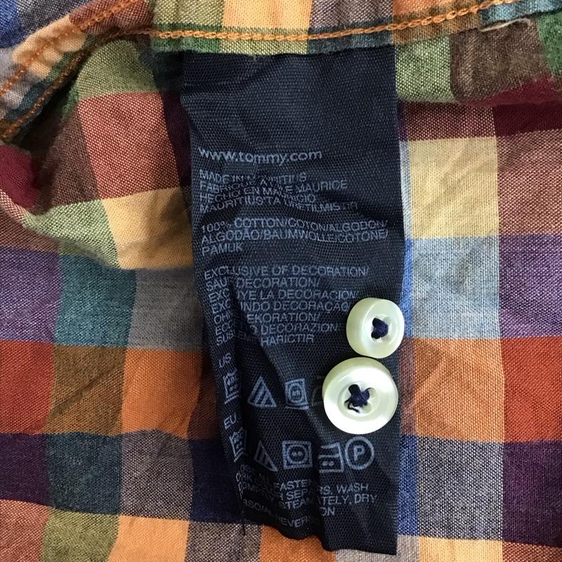 トミーヒルフィガー TOMMY HILFIGER シャツ、ブラウス 長袖 長袖シャツ カラーシャツ ポケットシャツ 長袖カットソー チェックシャツ XL チェック マルチカラー / マルチカラー /  メンズ USED 古着 中古 10118263