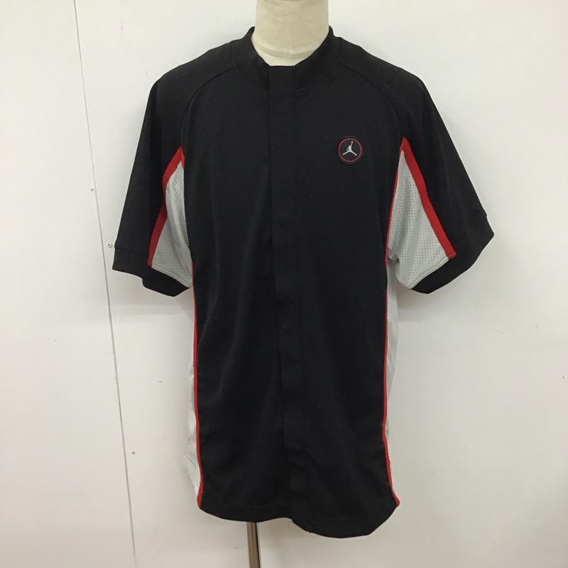 ジョーダンブランド JORDAN BRAND シャツ、ブラウス 半袖 半袖シャツ 前ボタンシャツ カジュアルシャツ M ロゴ、文字 黒 / ブラック /  メンズ USED 古着 中古 10127903