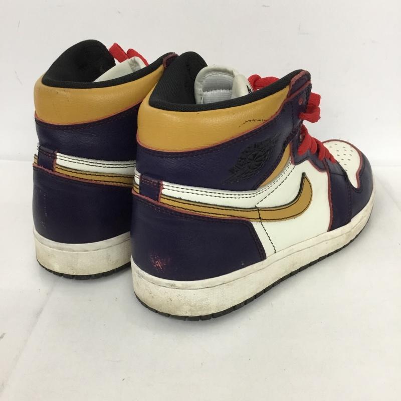 ナイキ NIKE スニーカー スニーカー CD6578-507 AIR JORDAN 1 RETRO HIGH OG DEFIANT 26.5cm 箱有 26.5cm ロゴ、文字 紫 / パープル / X 白 / ホワイト / X キャメル / キャメル /  メンズ USED 古着 中古 10128967