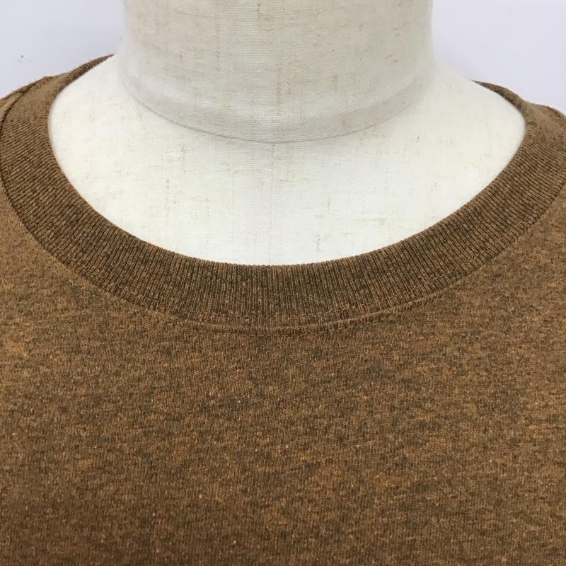 カーハート Carhartt Tシャツ 半袖 K87-M Tシャツ 半袖カットソー クルーネックカットソー L ロゴ、文字 茶 / ブラウン /  メンズ USED 古着 中古 10112529